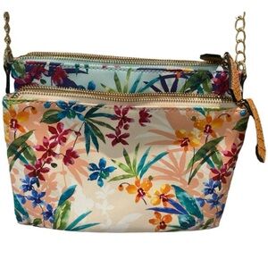 Aldo Floral Multi-Color Women's Cross-Body Purse